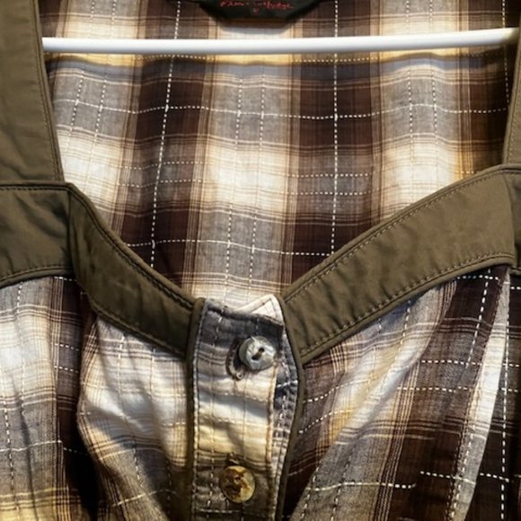 Unique Plaid Baby Doll Dress With Pockets - Picture 8 of 9